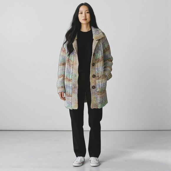 Free People Rainbow Cardigan Sweater - Picture 7 of 7